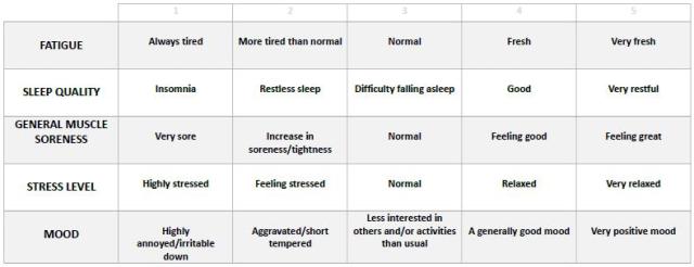 wellness questionnaire